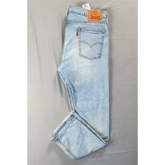 Levi's 510 Slim 5-Pocket Stretch Denim Jeans. Light Wash, Men's 34X29. GUC!! - Picture 1 of 9